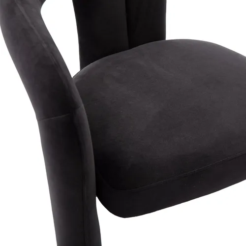 Miniatura 8 de Juego de 2 sillas de comedor modernas, de diseño contemporáneo, silla decorativa tapizada de tela Boucle, cómoda silla auxiliar para cocina