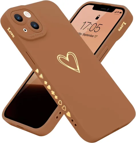 Miniatura 21 de Teageo Funda compatible con iPhone 13 Pro de 6.1 pulgadas para mujeres y niñas, bonito corazón de amor de lujo