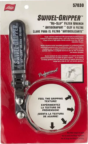 Miniatura 3 de Lisle 57030 Llave giratoria de filtro de aceite estándar y llave giratoria de filtro de aceite pequeño 57020