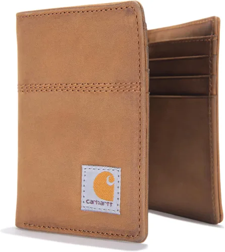 Miniatura 3 de Carhartt Men's Casual Saddle Leather Wallets, Available in Multiple Styles and