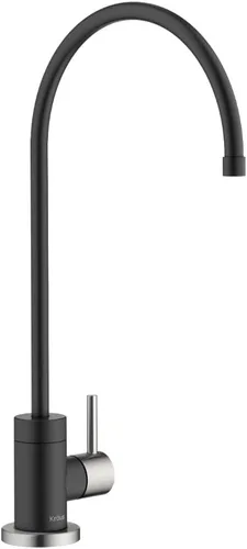 KRAUS® Purita™ Grifo de filtro de agua potable de una sola manija para ósmosis inversa o sistema de filtración de agua en acero inoxidable sin Acero