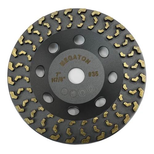 Miniatura 10 de Megatron - Rueda de disco de extracción de diamante de 5 pulgadas para cualquier hormigón, pintura, epoxi, pegamento y masilla con nueva tecnología