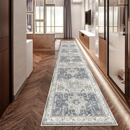Miniatura 79 de YOUFORTONG Alfombras Corredoras de 2x10 para Pasillos, Alfombra de Cocina Suave, Alfombra Corredera Antideslizante con Respaldo de Goma para Baño