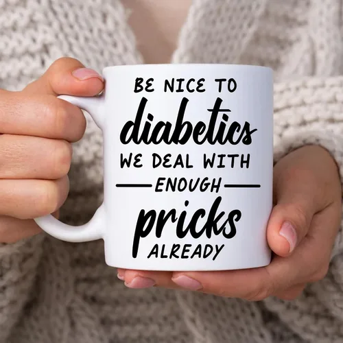 Miniatura 2 de Hyturtle Taza de café para diabetes, regalos para diabetes tipo 1, 2, guerreros de concienciación de diabetes – Regalos de cumpleaños de Navidad