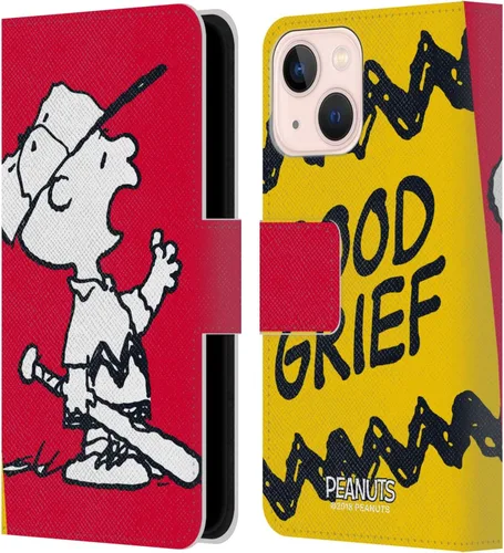 Miniatura 40 de Head Case Designs Funda de piel con licencia oficial de Peanuts Snoopy & Woodstock Balloon Halfs and Laughs para Apple iPhone 7/8/SE 2020 y 2022