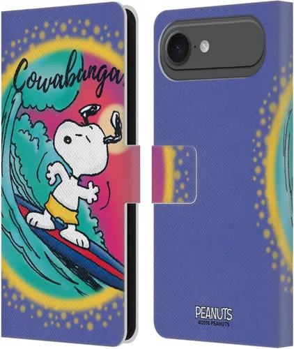 Miniatura 81 de Head Case Designs Funda de piel con licencia oficial de Peanuts Beach Surf Snoopy Boardwalk Airbrush compatible con Apple iPhone 11