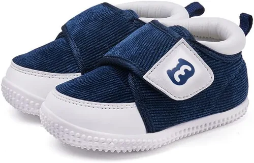BMCiTYBM Zapatos de bebé para niño y niña, zapatos de invierno cálidos antideslizantes para primeros pasos de 6 a 24 meses
