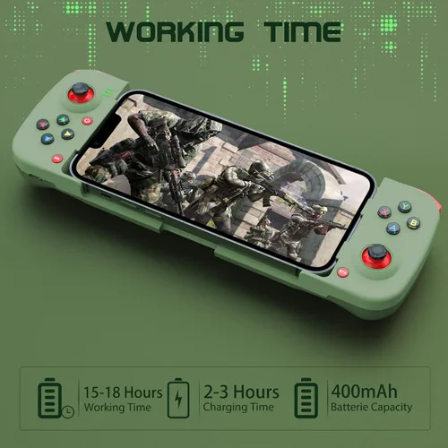 Miniatura 5 de Joso Phone Controller for iPhone/Android Support Phone Case, Mobile Gaming Controller with Ergonomic Design - Wireless Gamepad for Cloud Gaming & PS