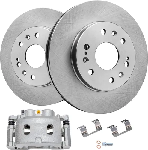 Miniatura 18 de Detroit Axle - Kit de freno delantero para Dodge Ram 1500 2009-2018 Durango Chrysler Aspen 2009-2018 Rotores de freno de disco Pinza con soporte