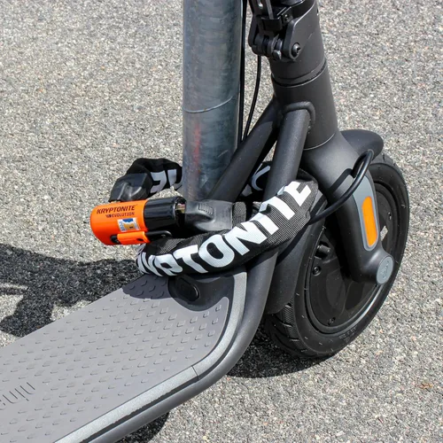 Miniatura 7 de Kryptonite Evolution 1090 Candado de Cadena para Bicicleta, Cadena de Acero de 10mm de 0.91 Metros de Largo, Antirrobo de Alta Resistencia, Candado