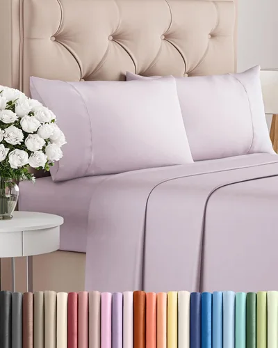 Miniatura 132 de Juego de sábanas Queen de 6 piezas, sábanas tamaño Queen, ropa de cama suave de lujo de hotel, refrescante, cómoda y transpirable, 1 encimera, 1 26