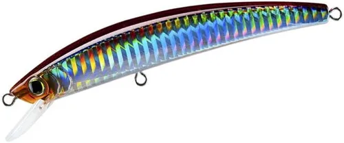Miniatura 10 de Yo-Zuri Señuelo flotante Crystal Minnow Holographic Redhead