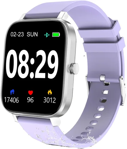 Miniatura 9 de Choiknbo Reloj inteligente con rastreador de fitness para teléfonos Android/iOS, pantalla táctil completa de 1.69 pulgadas con monitor de frecuencia