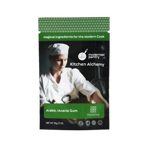 Polvo árabe puro de goma de mascar [goma de acacia] Sin OMG, vegano, sin gluten, certificado OU Kosher, 50 g/2 oz