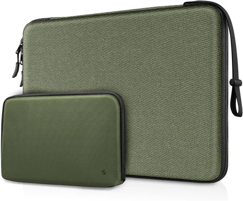 Miniatura 12 de FINPAC Funda rígida para laptop con funda para accesorios compatible con MacBook Neo (A18 Pro), MacBook M5/M4/M3/M2 de 13 pulgadas (2026-2022)