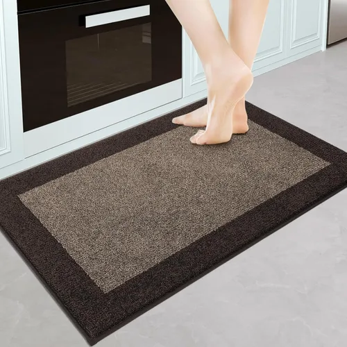 Miniatura 45 de Indoor Door Mat 20" x 32", Washable Kitchen Rug, Non Slip Entryway Rug for Floor, Absorbent Entrance Throw Rug for Laundry, Bathroom, Door