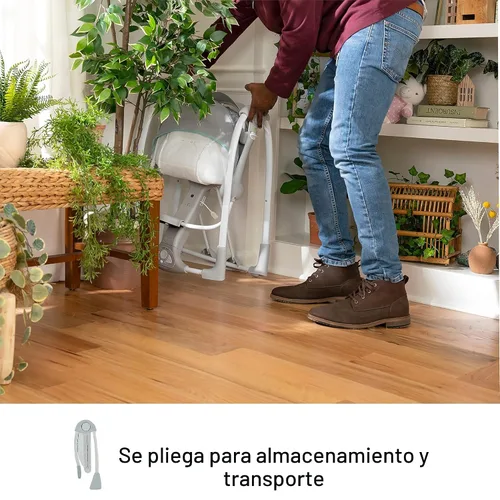 Miniatura 7 de Ingenuity ConvertMe - 2 en 1 columpio portátil y compacto para bebé y asiento infantil, vibraciones que ahorran batería, sonidos de la naturaleza