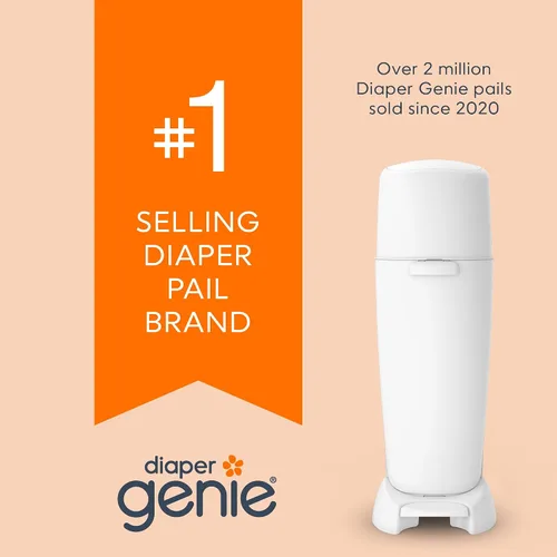 Miniatura 7 de Diaper Genie Bolsas de repuesto de 240 unidades (paquete de 1) con bloqueo máximo de olor, capacidad para hasta 1,200 pañales para recién nacidos