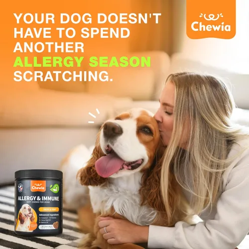 Miniatura 9 de Masticables para aliviar la alergia para perros, alivio de la picazón para perros, 180 masticables para alergias para picazón en la piel