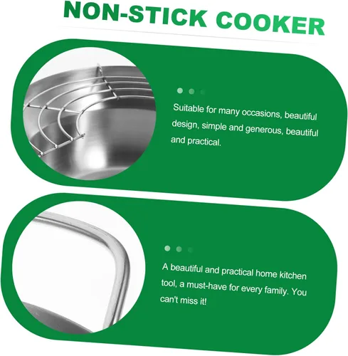 Miniatura 2 de 1 sartén de estilo japonés, utensilios de cocina antiadherentes, olla portátil para cocinar, cocina de inducción, sartén tempura, freidora