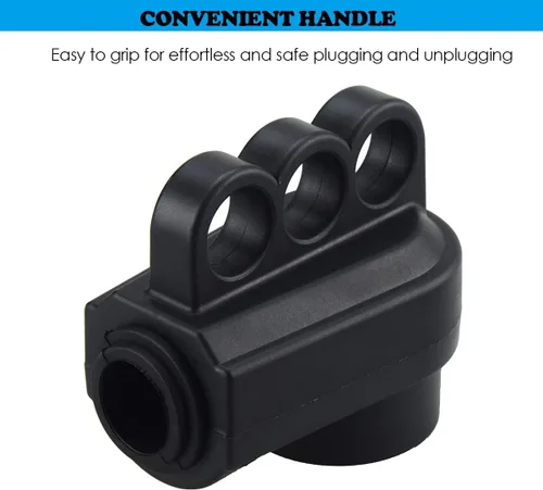 Miniatura 4 de Veepeak Receptáculo RV Hembra de Repuesto de 50 Amperios NEMA 14-50R Resistente 125V/250V 4 Clavijas Conector de Alimentación Eléctrica Extremo