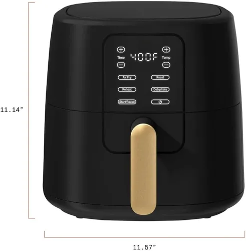 Miniatura 5 de Maravillosa freidora de aire digital de 6 cuartos de galón, freidora de aire con pantalla táctil grande con control programable de tiempo