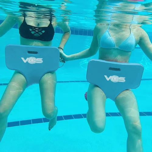 Miniatura 3 de VOS Oasis - Flotadores sólidos de agua prémium para adultos y niños, ultra flotantes, cómodos asientos flotantes para piscina, playas, lagos, Azul