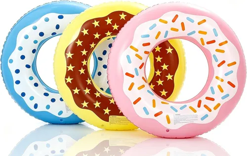 Luau - Flotadores de piscina hawaianos - Tubos inflables para adultos, tubo inflable para piscina, anillo de natación para decoración de fiesta de