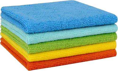 Miniatura 24 de AIDEA Microfiber Cleaning Cloth Blue-50PK, Soft Absorbent Shop Rags, Microfiber Towels for Cars, Kitchen Towels, Dusting Cloth for Home, Window