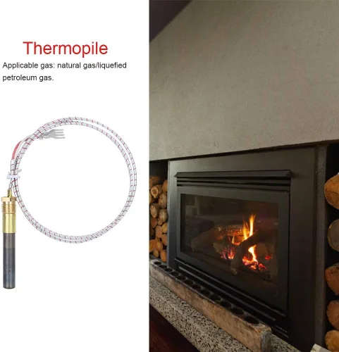 Miniatura 2 de Generador de termopar de 36 pulgadas, calentador de estufa de gas termopila, piezas de repuesto para gas, gas licuado, hornos de gas, parrillas, B