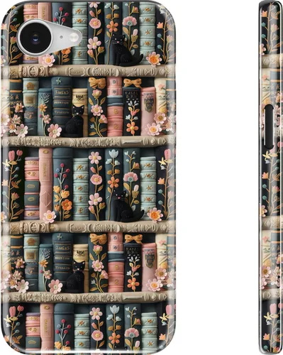 Miniatura 237 de Goodon para iPhone 17 Pro, Funda Estética de Gato Negro y Niña Naranja, Compatible con Magsafe, Funda Protectora Retro Única y Moderna de Silicona