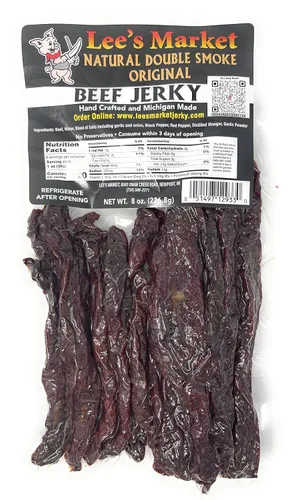 Miniatura 18 de Lee's Market Carne seca de rábano picante - Suave y tierna - Bocadillo saludable bajo en carbohidratos y sin gluten - Apto para paleo y keto