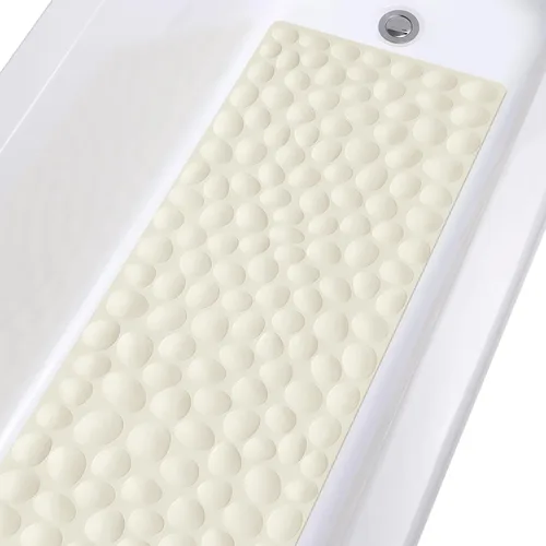 Miniatura 22 de OTHWAY Alfombra de Bañera Antideslizante, Alfombra de Baño de Goma para Niños y Bebés, 16x31.5 pulgadas Alfombras de Baño Grandes para Bañera
