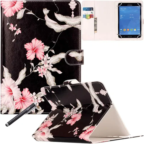 Miniatura 14 de NewShine - Funda universal para tablet de 7.9 a 8.5 pulgadas, funda de piel sintética para iPad mini 1/2/3/4, Galaxy Tab 3/4/Note 8.0, Amazon Kindle