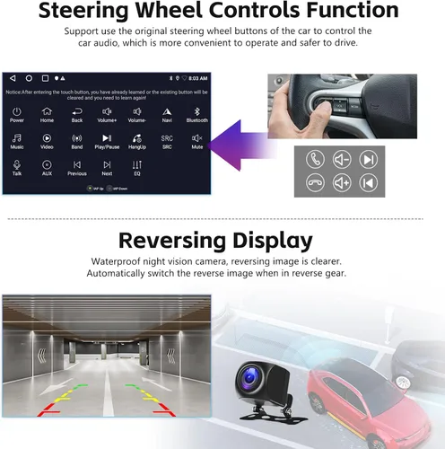 Miniatura 9 de Estéreo de coche Android 2+64G para Hyundai Elantra 2011 2012 2013 Carplay inalámbrico Android Auto 9 pulgadas pantalla táctil Bluetooth GPS WiFi