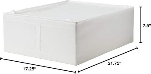 Miniatura 6 de IKEA Skubb Storage Case White 803.000.47 Tamaño 17 ¼x21 ¾x7 ½