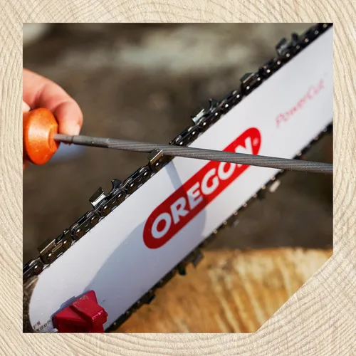 Miniatura 4 de Oregon Filas de afilado de cadena de motosierra redonda profesional de 13/64 pulgadas (0.205 in) para cadenas Stihl de 3/8 pulgadas, .404 pulgadas