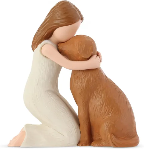 Miniatura 8 de Hensonever Figuras de abuela, figuras esculpidas pintadas a mano para abuela y nieto, regalos de cumpleaños
