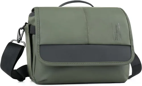 Miniatura 9 de Besnfoto Bolsa de cámara pequeña sin espejo, bolsa de hombro para cámara impermeable, bonita bolsa de mensajero compacta para mujeres y hombres