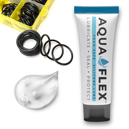 Miniatura 9 de Aqua Flex Grasa lubricante de silicona prémium Grado alimenticio registrado por la NSF Solución de lubricante versátil para piscina y spa