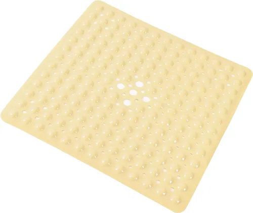 Miniatura 37 de Almohadilla de ducha antideslizante para bañera, 21 x 21 pulgadas, suave, de gran tamaño, lavable a máquina, con orificios de drenaje, ventosa