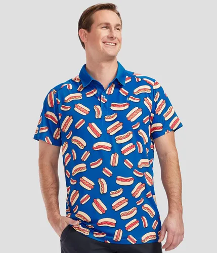 Miniatura 2 de Tipsy Elves Golf Shirts for Men - Performance Athletic Fit Men's Golf Polo Shirts for Men