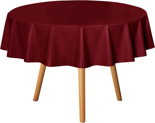 Miniatura 48 de sancua - Mantel rectangular de PVC 100 % impermeable, 54 x 54 pulgadas, vinilo a prueba de aceite, derrames, fácil de limpiar con un paño, para Beige