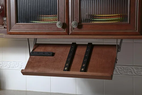 Miniatura 2 de Almacenamiento de cuchillos para debajo del gabinete: varios tamaños y colores disponibles (cereza, pequeño)