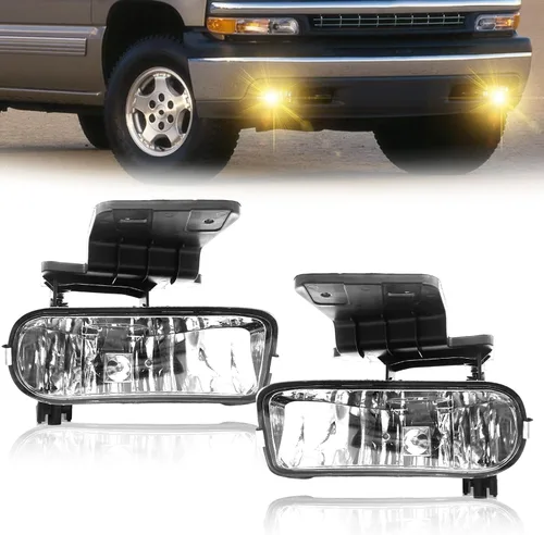 Conjunto de luces antiniebla para Silverado 1999-2002 1500 2500/2001 2002 Silverado 1500HD 2500HD 3500/2000-2006 Tahoe Suburban 1500 2500 con