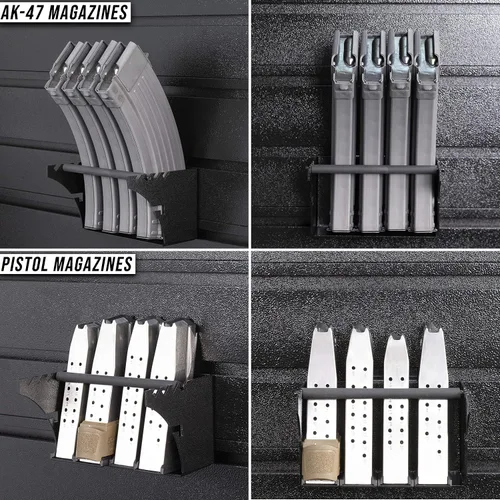 Miniatura 4 de Hold Up Displays - Estante universal de almacenamiento de cargador para todos los cargadores AR10, AR15, AK47, SKS, M4, pistolas de todos