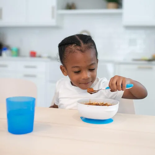 Miniatura 3 de Dr. Brown's Tazones de succión fuertes antideslizantes para bebés y niños pequeños, alimentación LED para bebés, paquete de 2, sin BPA, 4 meses