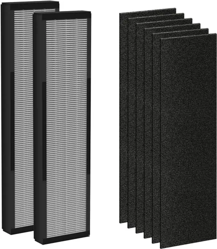 2 Pack Filtro HEPA para Eliminación de Humo Compatible con GermGuardian Air Puri-fier AC4825 AC4300 AC4800 AC4900 AC4850, Filtro de Reemplazo