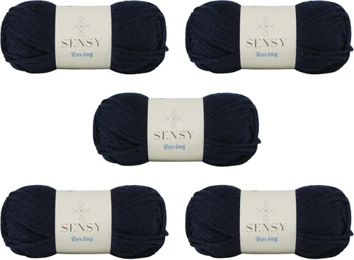 Miniatura 78 de Sensy Roving - Ovillo de lana multicolor, 3.5 onzas, 132 yardas, calibre 5, voluminoso (otoño)