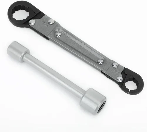 Miniatura 9 de Holdly Herramientas de fontanería Kit de llave de parada angular, llave ajustable, herramientas profesionales de fontanero para instalar nuevas Kit